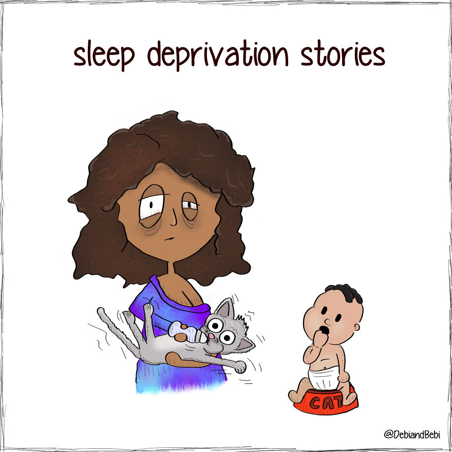 Channelling All Of The Crazy Motherhood Moments Into Drawings