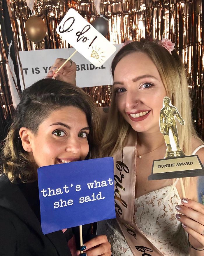 Bridesmaids Throw Their Friend 'The Office' Themed Bridal Shower (24 Pics)