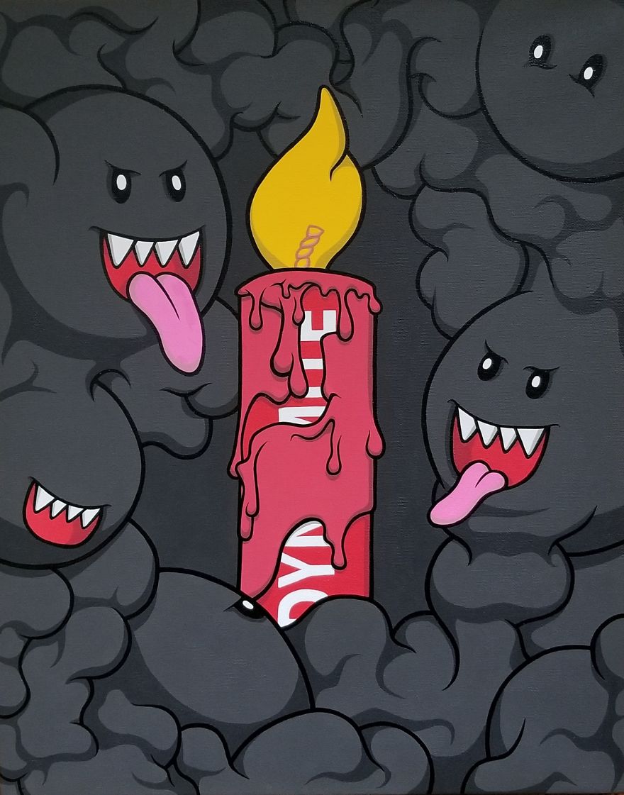 I Explored Nostalgia, Explosives, And The Psychology Of Mood In My Paintings