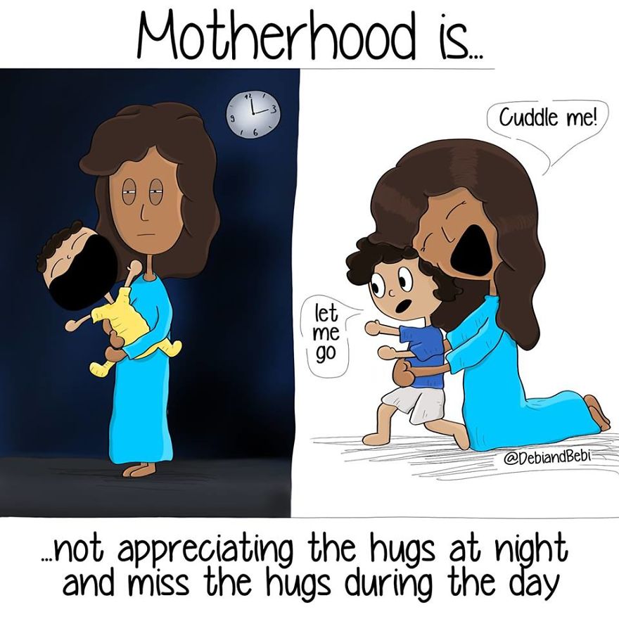 Channelling All Of The Crazy Motherhood Moments Into Drawings