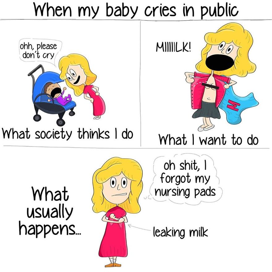 Channelling All Of The Crazy Motherhood Moments Into Drawings