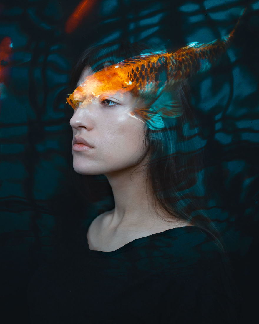 I Merge Two Worlds Into One Using Double Exposure Photography