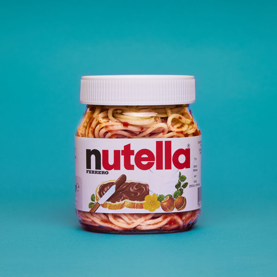 I Created A Pop Art Series Combining Spaghetti With Everyday Objects