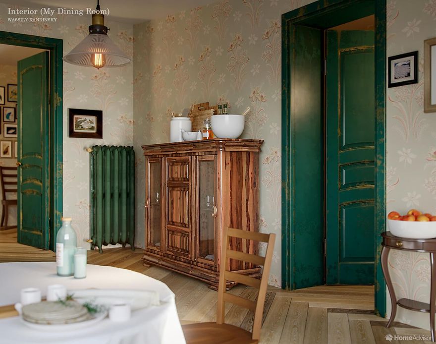 Designers Bring The Interior Of Famous Paintings To Life Designers Bring The Interior Of Famous Paintings To Life