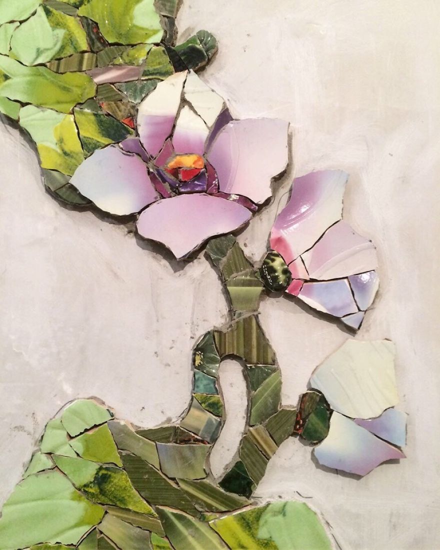 How I Made 30 Malva’s Stems 3 Meters High And 290 Buds For Interior Decoration