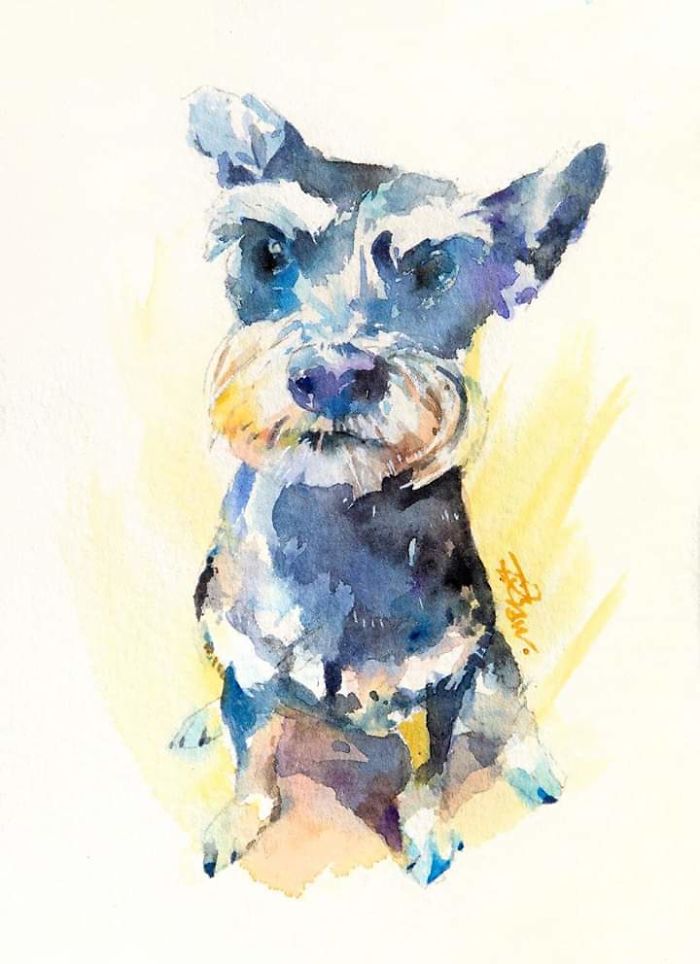 Watercolor Paintings For Dog Lovers