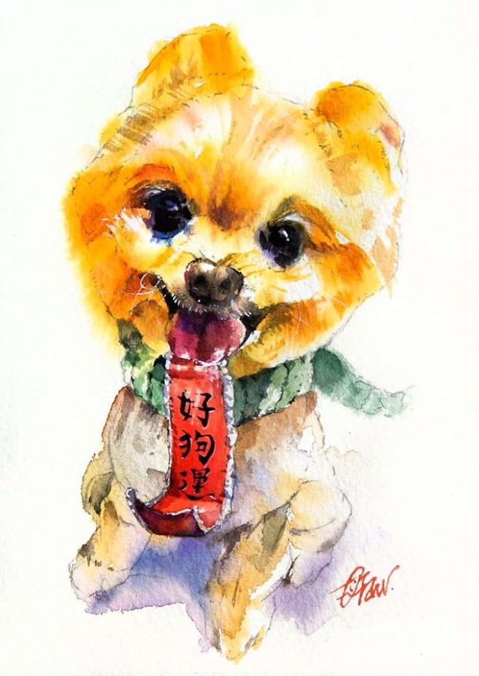 Watercolor Paintings For Dog Lovers
