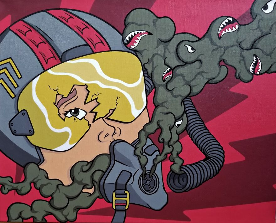 I Explored Nostalgia, Explosives, And The Psychology Of Mood In My Paintings