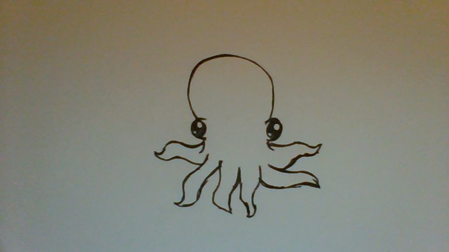 How To Draw An Adorable Octopus (Easy)