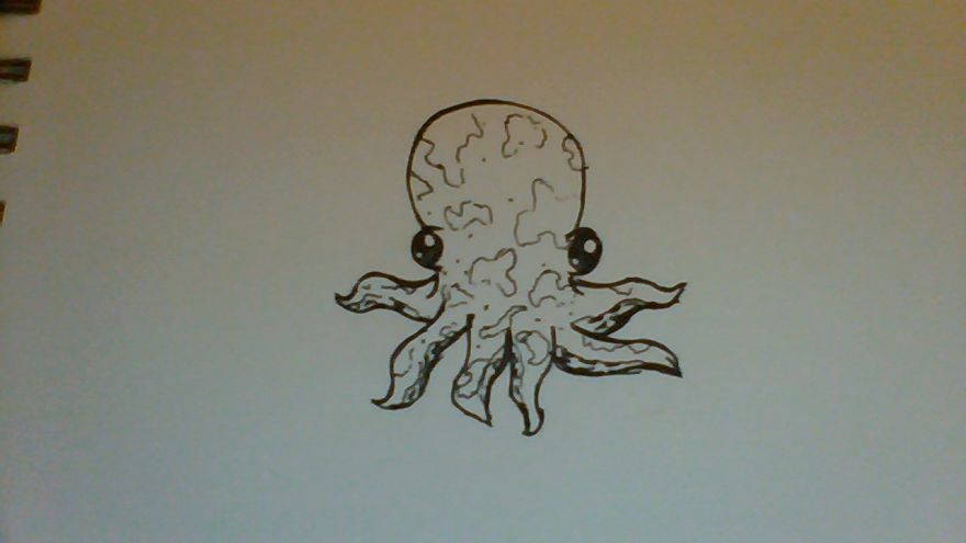 How To Draw An Adorable Octopus (Easy) How To Draw An Adorable Octopus (Easy)