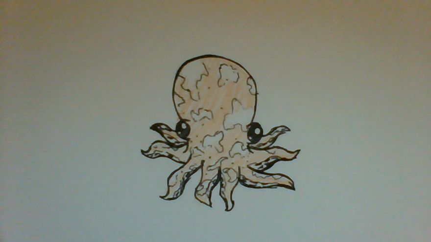 How To Draw An Adorable Octopus (Easy)