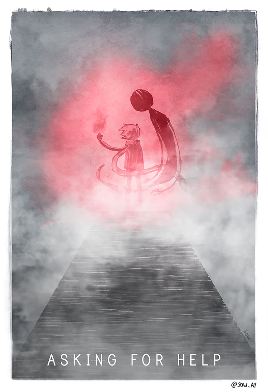 I Explain What My Depression And Anxiety Feels Like Through These Comics (New Pics)