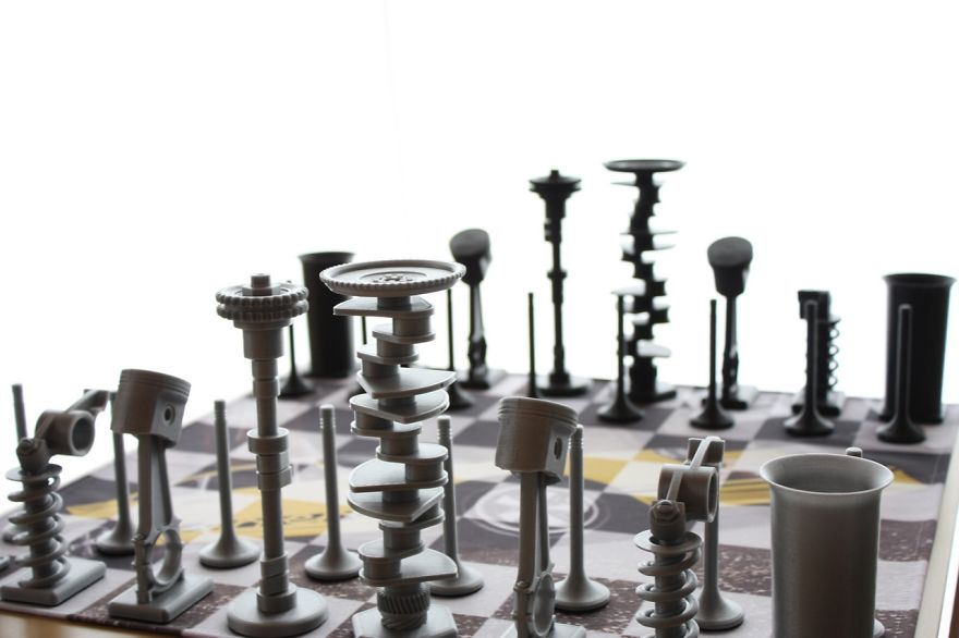 I Builded A Custom Chess Board For My Dad's Birthday