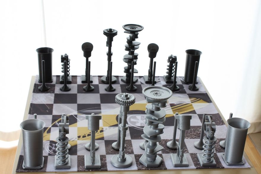 I Builded A Custom Chess Board For My Dad's Birthday