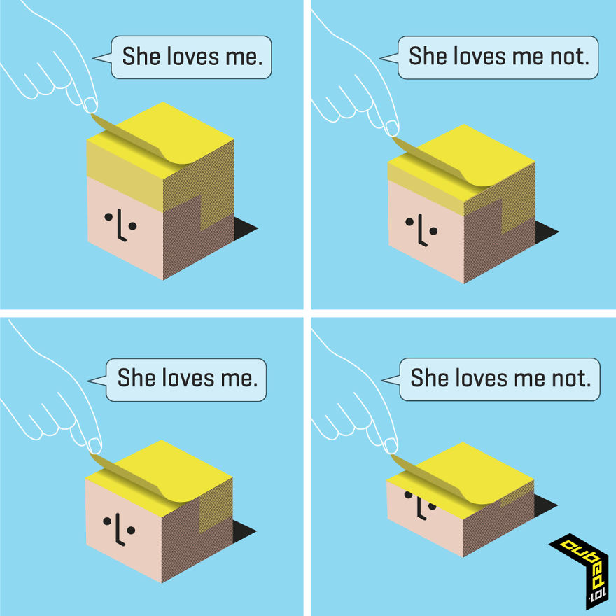 I Create Comics With A Cubed Perspective And A Slightly Warped Point Of View.