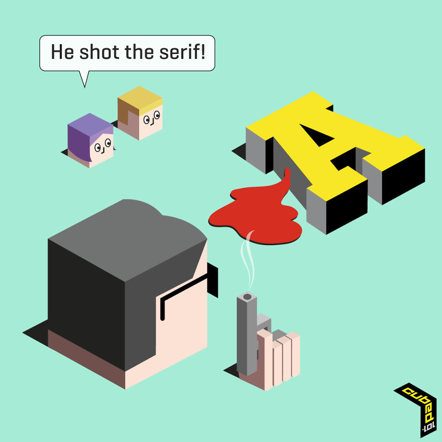 I Create Comics With A Cubed Perspective And A Slightly Warped Point Of View. I Create Comics With A Cubed Perspective And A Slightly Warped Point Of View.