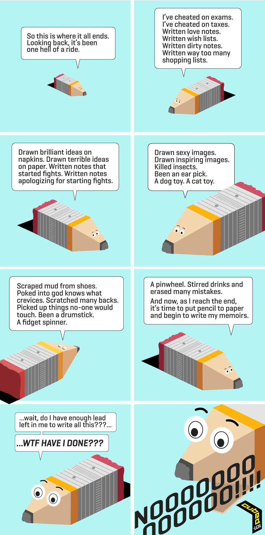 I Create Comics With A Cubed Perspective And A Slightly Warped Point Of View. I Create Comics With A Cubed Perspective And A Slightly Warped Point Of View.