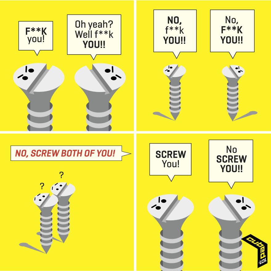 I Create Comics With A Cubed Perspective And A Slightly Warped Point Of View.