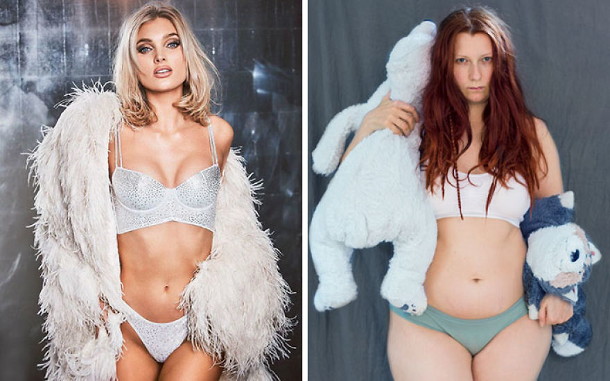 I Realize That I’ll Never Look Like A Model After Giving Birth, So I Recreated Victoria’s Secret Photos With A Touch Of Motherhood