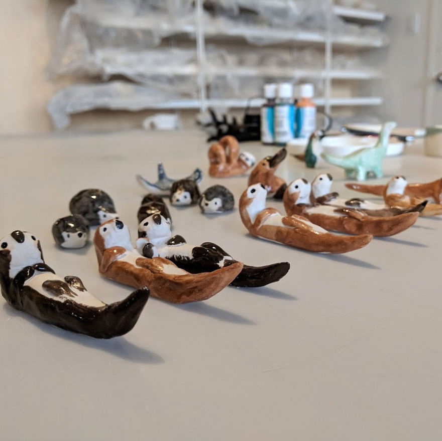 I Challenged Myself To Draw 101 Otters And Then Decided To Sculpt Them I Challenged Myself To Draw 101 Otters And Then Decided To Sculpt Them