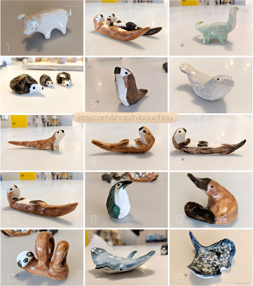 I Challenged Myself To Draw 101 Otters And Then Decided To Sculpt Them I Challenged Myself To Draw 101 Otters And Then Decided To Sculpt Them