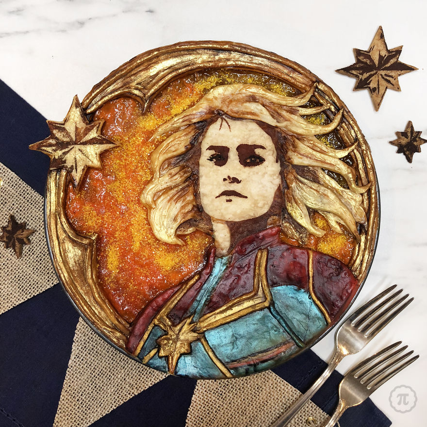 Captain Marvel Apple Pie