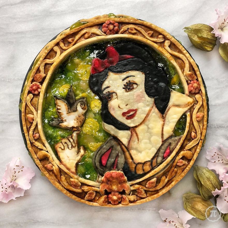 Snow White Gooseberry Apple Pie