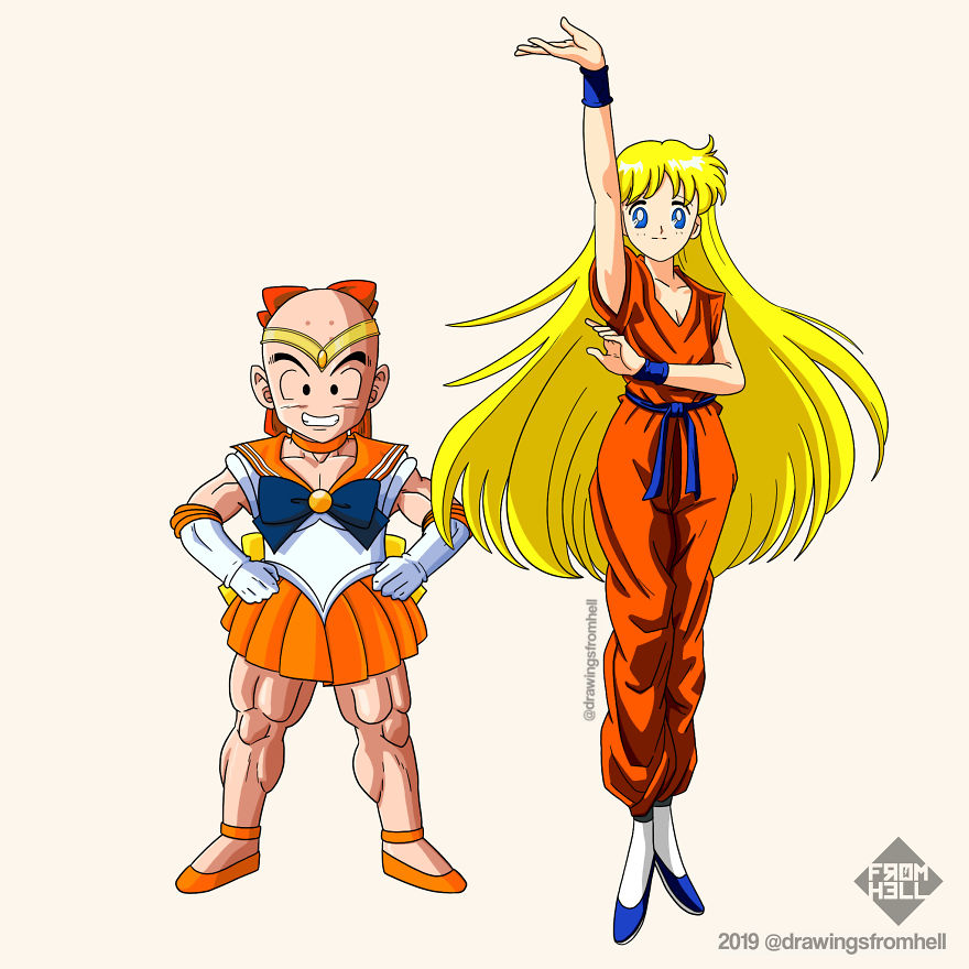 My Boyfriend Illustrated A Crossover Between Dragon Ball Z And Sailor Moon My Boyfriend Illustrated A Crossover Between Dragon Ball Z And Sailor Moon