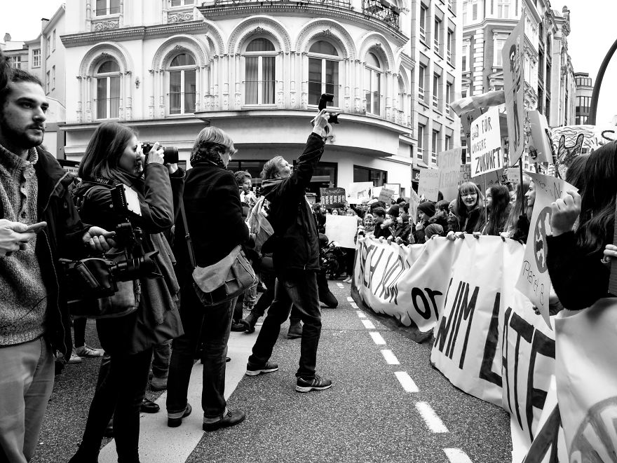 My Photo Report From The School Strike On March In Hamburg