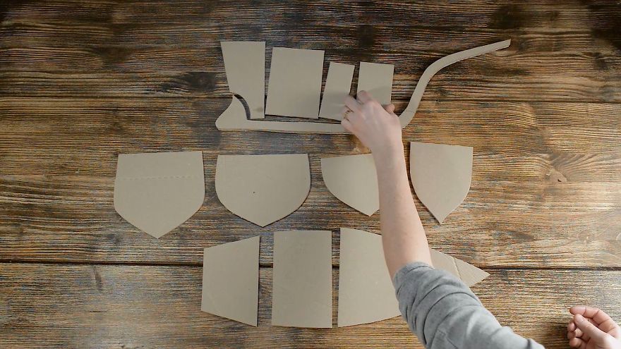 I Made A Pirate Ship Using Pizza Boxes