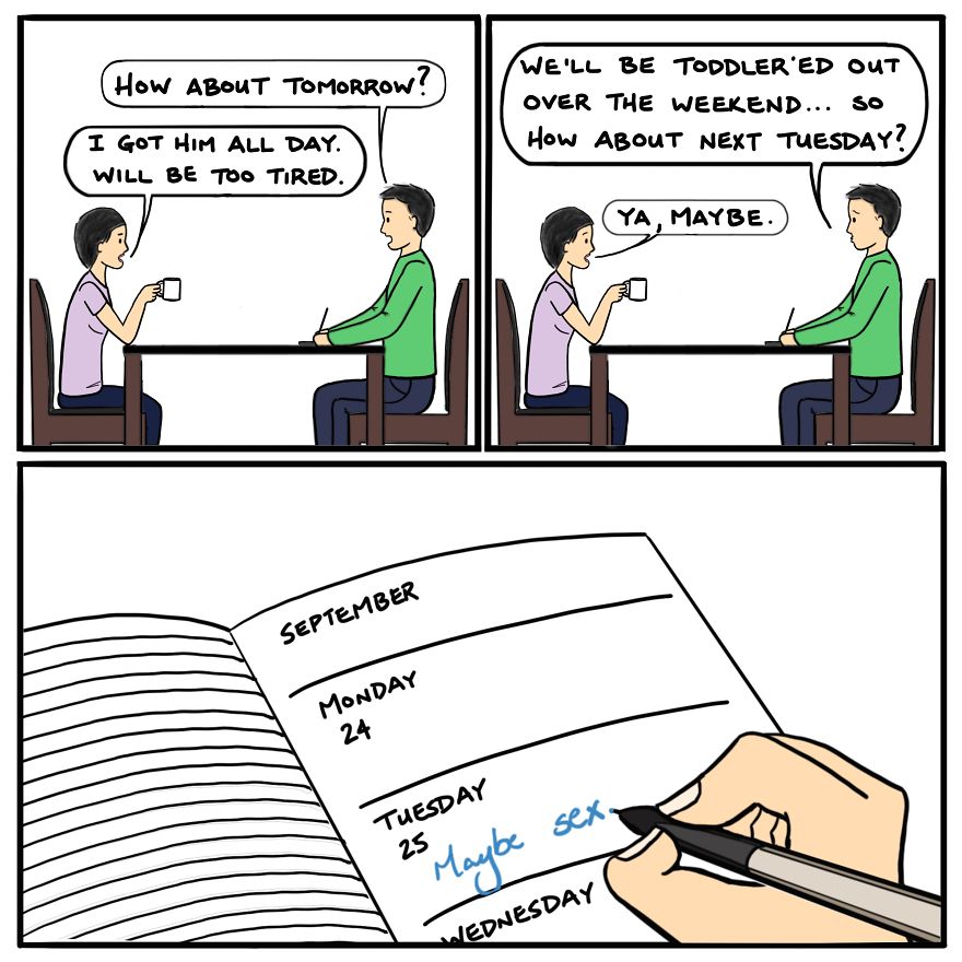 22 Comics Of Why I Think Parenthood Is Not For The Faint Of Heart (Oc)