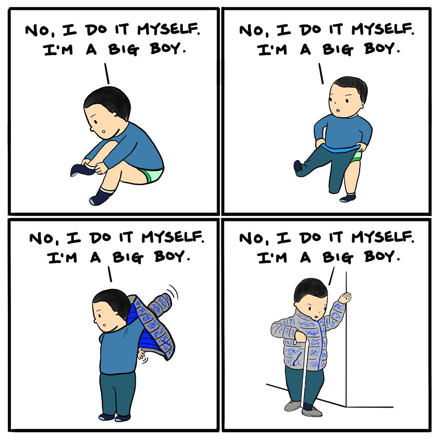 22 Comics Of Why I Think Parenthood Is Not For The Faint Of Heart (Oc)