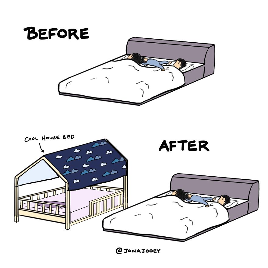 22 Comics Of Why I Think Parenthood Is Not For The Faint Of Heart (Oc)