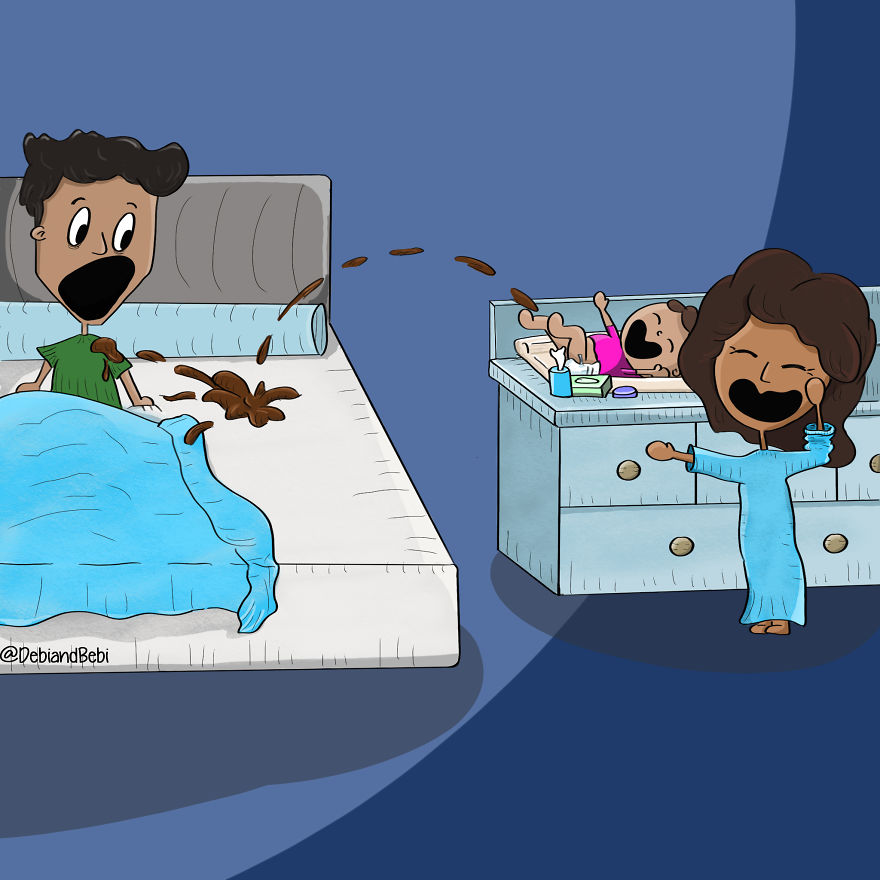 Channelling All Of The Crazy Motherhood Moments Into Drawings