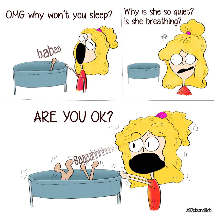 Channelling All Of The Crazy Motherhood Moments Into Drawings