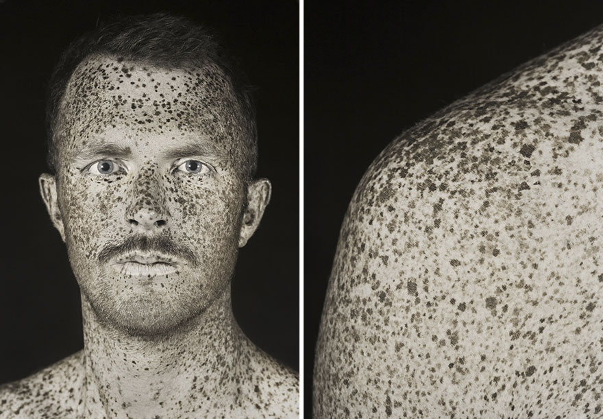 Artist Uses UV Photography Techniques To Reveal 'Raw' Portraits Of People That We Don't Normally See (10 Pics)