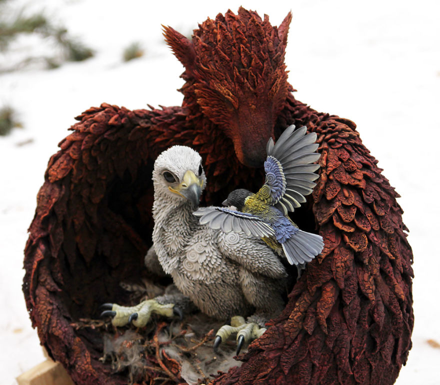 The Story Of The Titmouse That Flew With Eagles