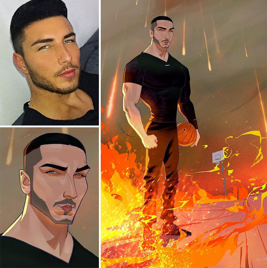 This Artist Continues To Transform Anyone Into Very Cute Cartoons