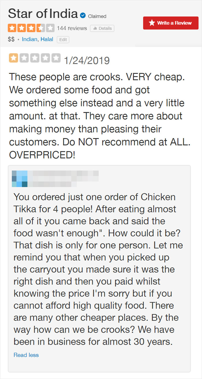 Classic Google Review Gag!