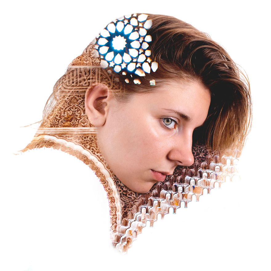 I Merge Two Worlds Into One Using Double Exposure Photography