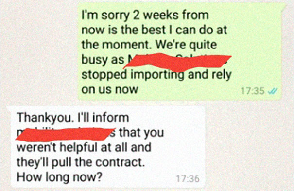 Carpenter Shares A Chat With Entitled Guy Who Demanded A Custom Table Built In Less Than 2 Weeks Carpenter Shares A Chat With Entitled Guy Who Demanded A Custom Table Built In Less Than 2 Weeks