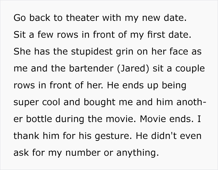 Guy Lies To Bartender About Being Alone When He Goes To Buy Wine For His Date, Ends Up Spending The Evening With Him Guy Lies To Bartender About Being Alone When He Goes To Buy Wine For His Date, Ends Up Spending The Evening With Him