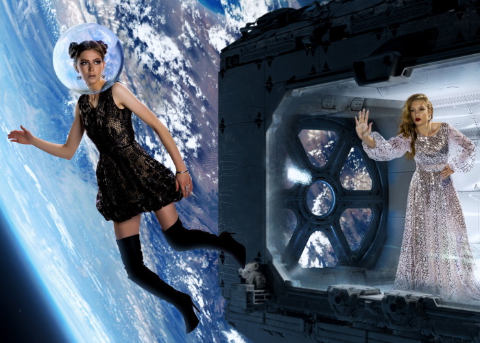 Models In Space: Paris, We Have A Problem!