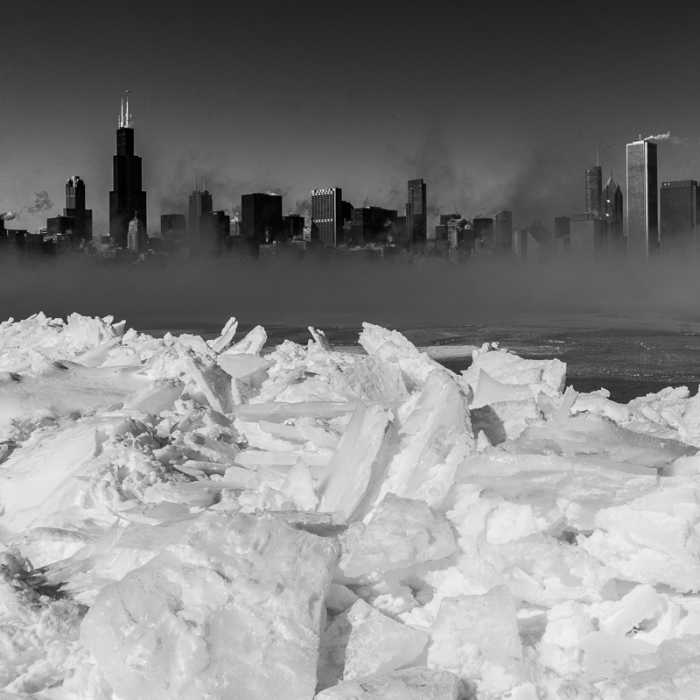 I Went Out In Chicago During The Polar Vortex (-29°c) And Took Photos Along The Lakefront