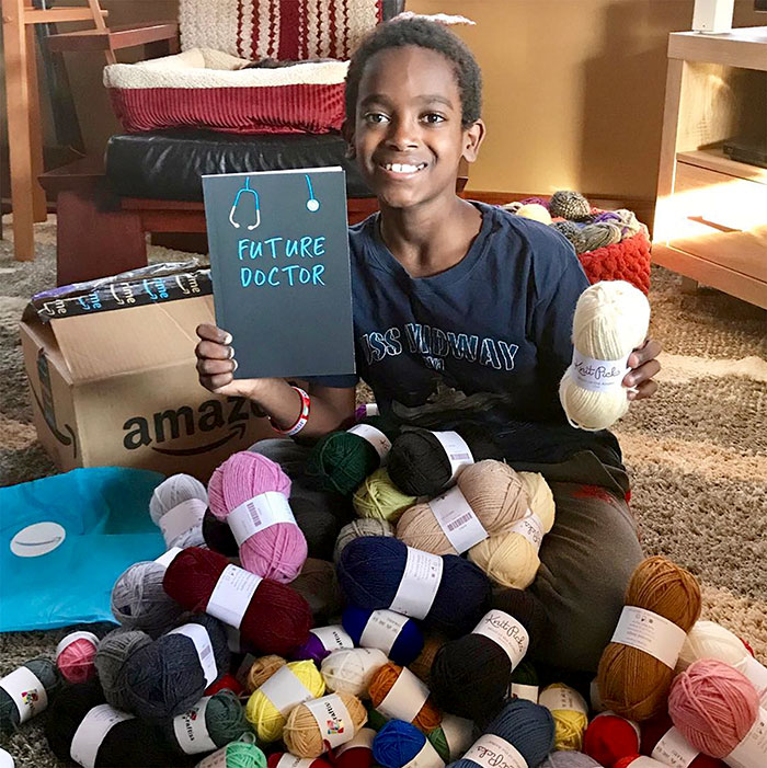 This 11-Year-Old Boy Learned To Crochet At The Of Age 5 And Is Now Called A Crocheting Prodigy This 11-Year-Old Boy Learned To Crochet At The Of Age 5 And Is Now Called A Crocheting Prodigy