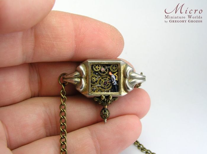 Detailed-Miniature-Worlds-Antique-Pocket-Watches-Micro-Gregory-Grozos