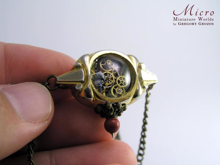 Detailed-Miniature-Worlds-Antique-Pocket-Watches-Micro-Gregory-Grozos