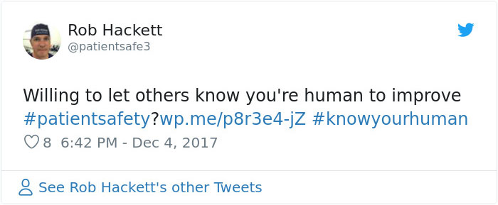 One Doctor's 'Awkward' Decision To Write His Name On His Scrub Cap Is Changing Safety In Hospitals Around The World One Doctor's 'Awkward' Decision To Write His Name On His Scrub Cap Is Changing Safety In Hospitals Around The World