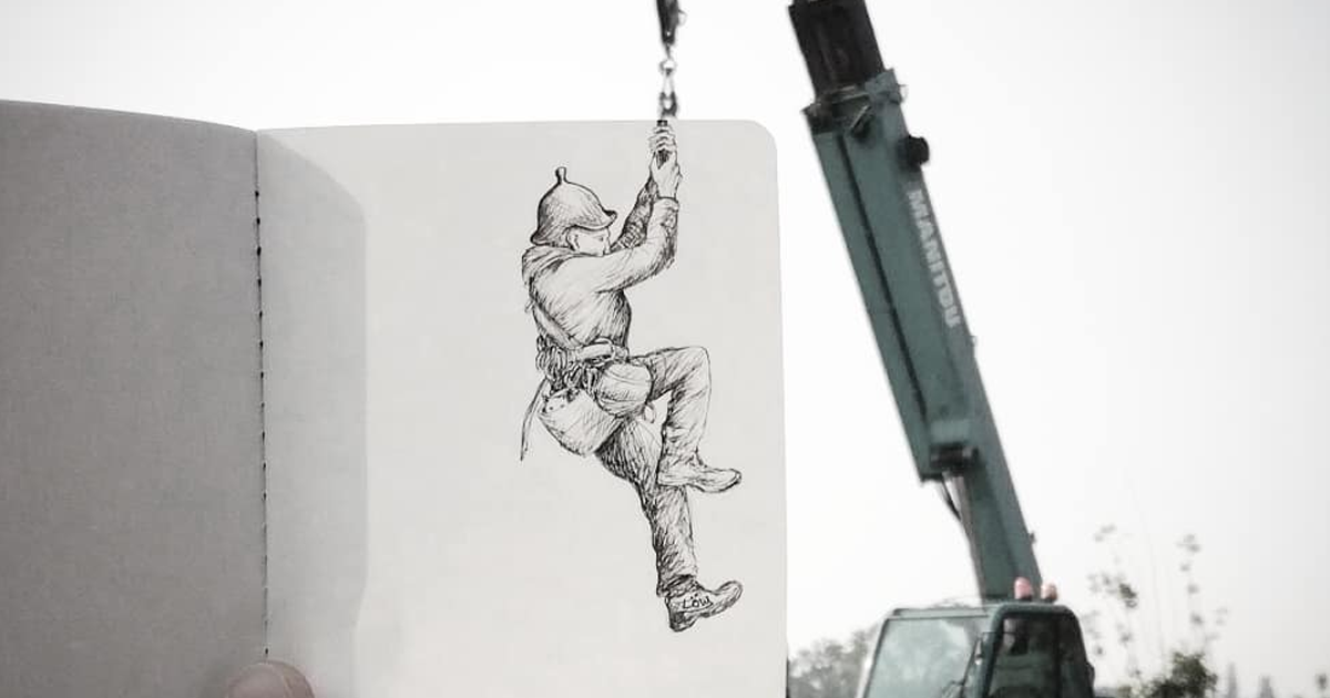 I “Complete” Things I Find In My Environment With My Drawings (30 Pics)