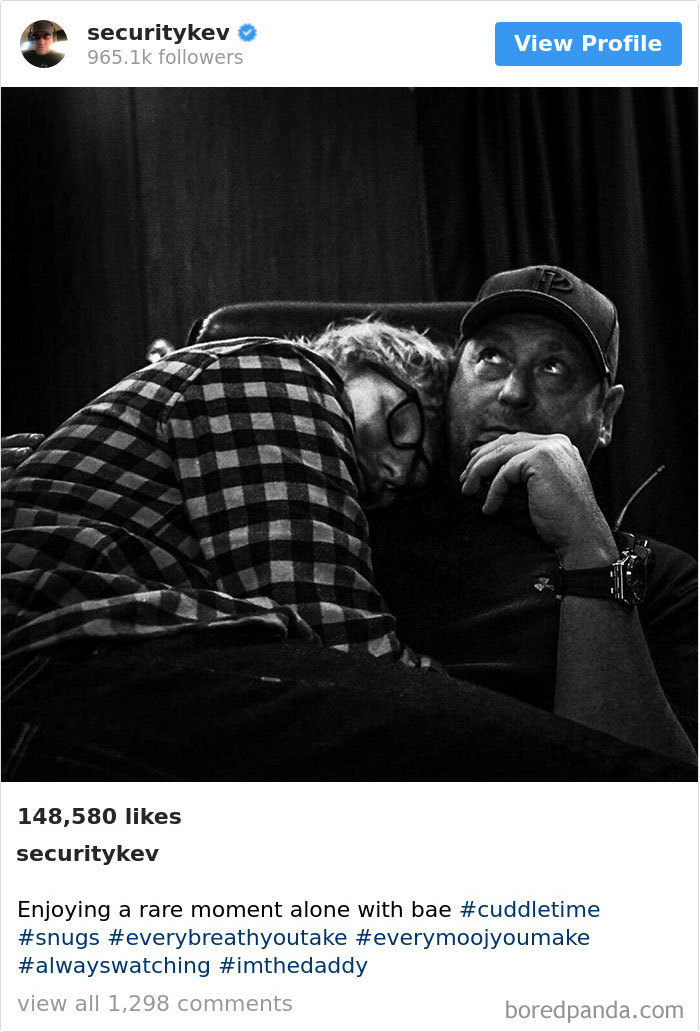 Enjoying A Rare Moment Alone With Bae #cuddletime #snugs #everybreathyoutake #everymoojyoumake #alwayswatching #imthedaddy